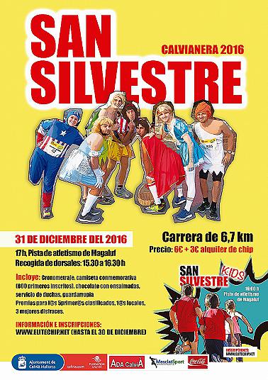 Cartel San Silvestre Calvianera